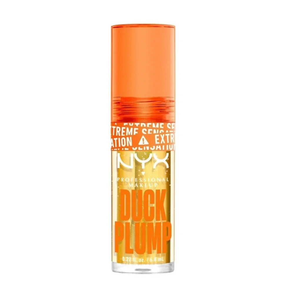 NYX Duck Plump High Pigment Plumping Lip Gloss 01 Clearly spicy 0.23 fl oz NEW
